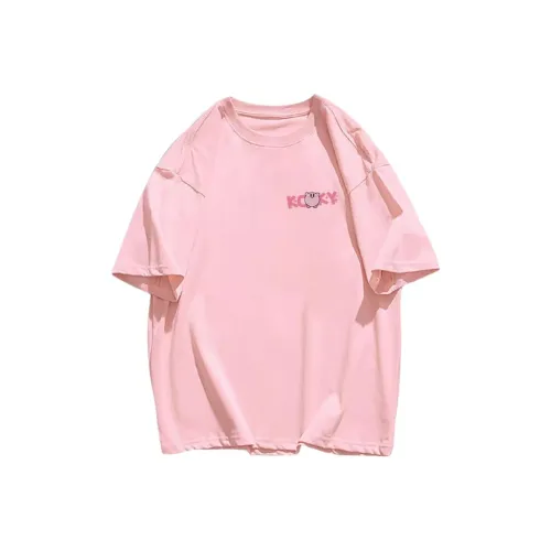 XIAOLIZI Розовый Плотный 260G Женские Футболки