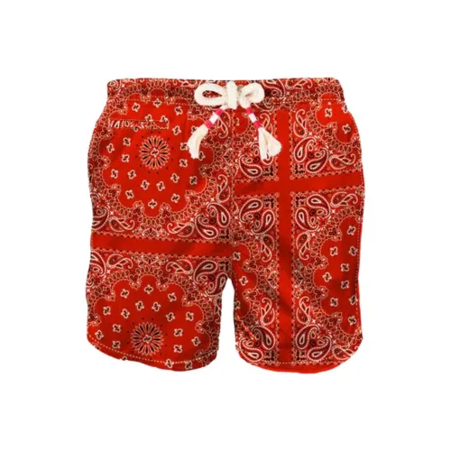 MC2 Saint Barth Red Мужские пляжные шорты