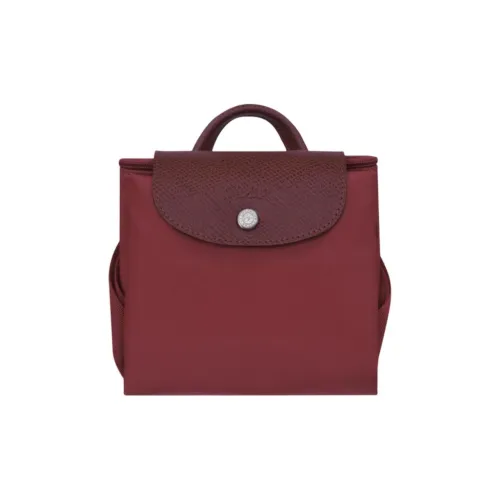 LONGCHAMP Полиамид Рюкзак Средний Унисекс Гранат Красный