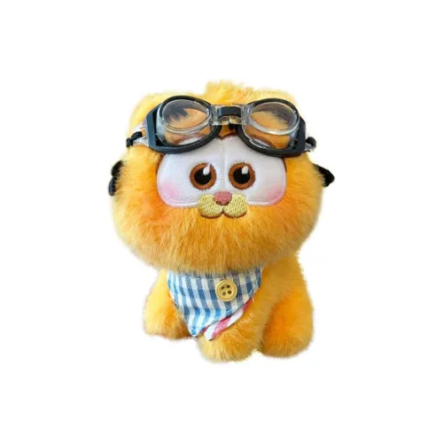 HUHUXIONG Милый Гарфилд Очаровательный Пилот Комплекты Одежды Куклы Плюшевый Брелок 10 см Высота