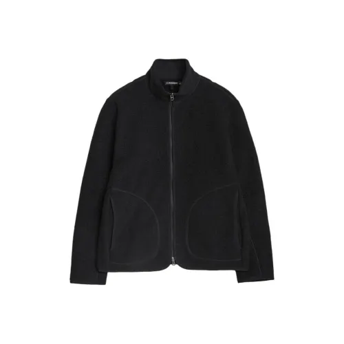 J.Lindeberg Velvet Feel Coat Men's Black