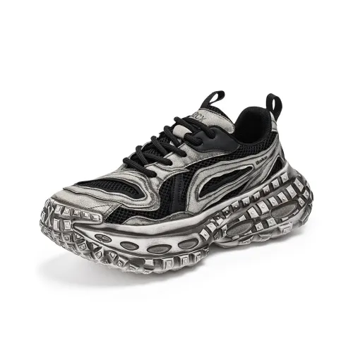 BAKE Shock Absorbers Slip-resistant Abrasion-resistant Low Top Footwear Men's