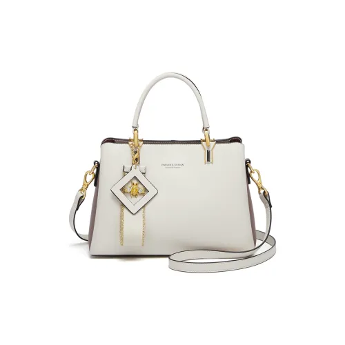 CNOLES Коровья кожа Сумка Средний Женские Облако Молочный кофейный Черный золотой Карамель