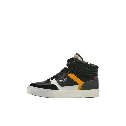 Pepe Jeans Kenton Master Детские Скейтбординги Высокие Топы Черные Kids