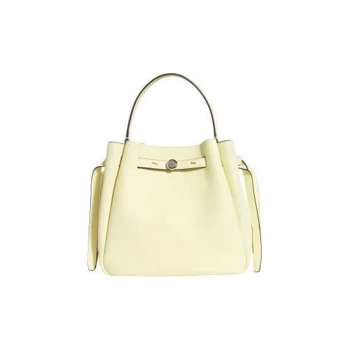 Tory Burch Romy Кожа Ведрообразная Сумка Сумка через плечо Сумка для женщин Желтая