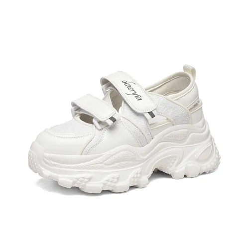 Golden Silk Rabbit Низкий топ кроссовки с толстой подошвой женские