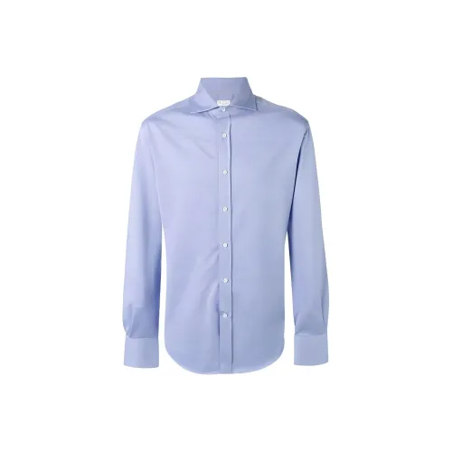 BRUNELLO CUCINELLI Рубашка Мужская Светло-Синяя