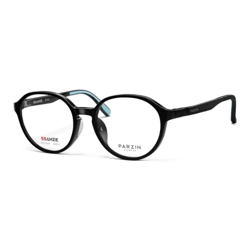 PARZIN TR Памятный пластик Силикон Круглые Оправы для очков Детские