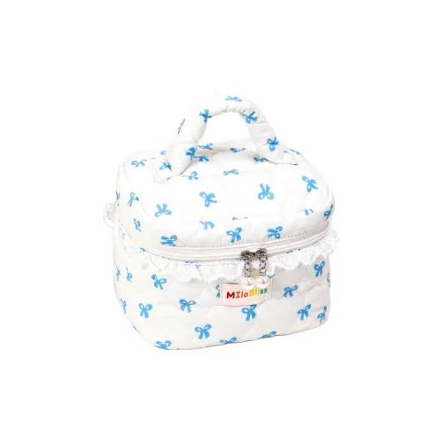 MILO BLISS Bowknot Белый Косметичка-ведро Портативный с большой вместимостью