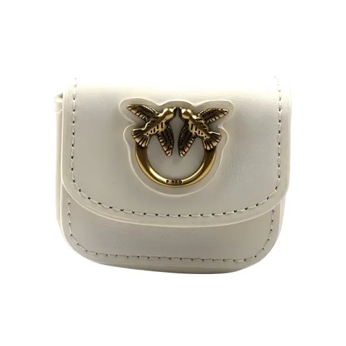 PINKO SIMPLY Корова Кожа Чехол для наушников AIRPODS Сумка через плечо Мини Женская Белая