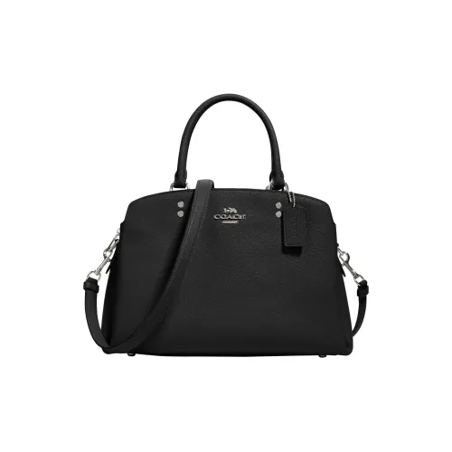 COACH Lillie Сумка через плечо из натуральной кожи сумка большая женская черная