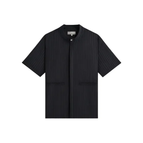 KITH SS25 Рубашка Мужская Морской Синий