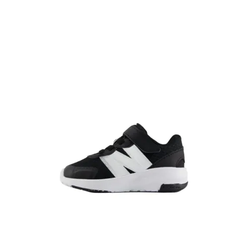 New Balance NB 578 Устойчивая к истиранию низкая обувь для малышей черно-белая для младенцев и малышей