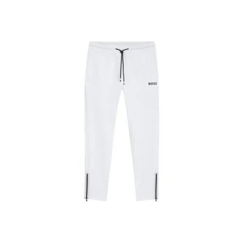 Hugo Boss Белые Мужские Вязаные Спортивные Штаны