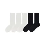 Коробка 5 пар (3 белых + 2 черных)