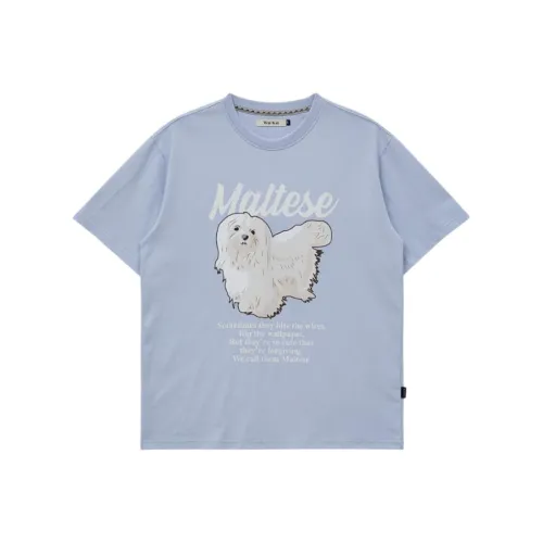 WAIKEI Небесно-голубая унисекс футболка