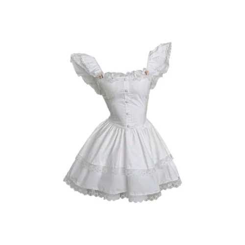 HeartyBite Белый Женские Слиплатья