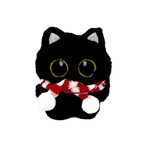 BANQIN Милый Сверкающий Маленький Черный Кот Кукла Плюшевая Подвеска 10 см Высота