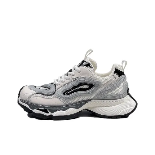 SENJIALUO Износостойкий Легкий Дышащий и Нескользящий. Низкий Топ Толстая Подошва Мужские Кроссовки