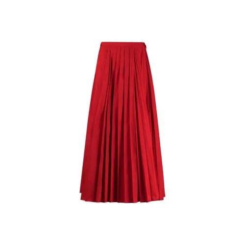 Valentino Повседневный Длинный Юбка Женские Красный