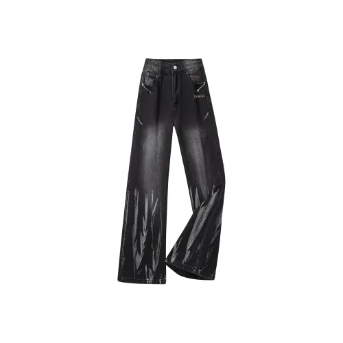 TBSM Черные Унисекс Джинсы