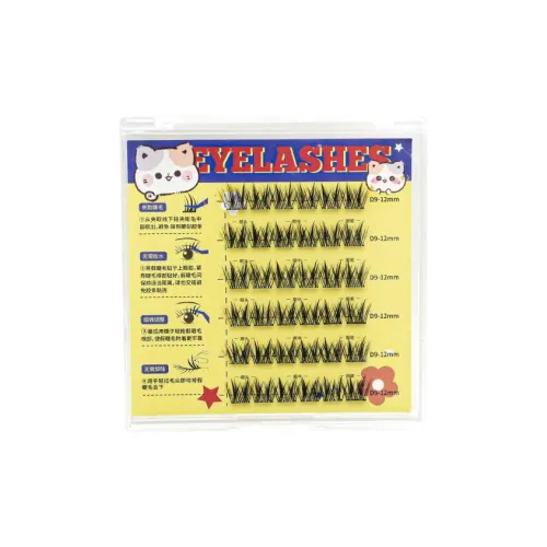 JIANYINGSHU DYNAMIC Круглый Eye Стиль Клей Бесплатно Накладные ресницы Один Кластер