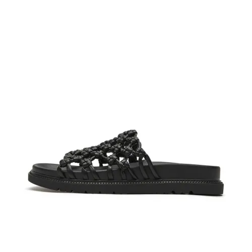 ST SAT Резиновая подошва череп тихий слипоны женские