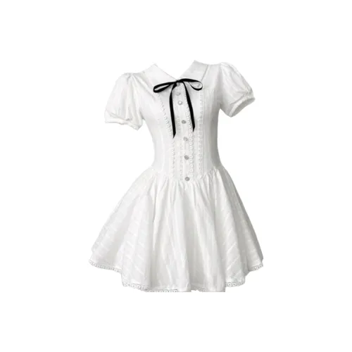 ETSE Короткий рукав Платье Женское