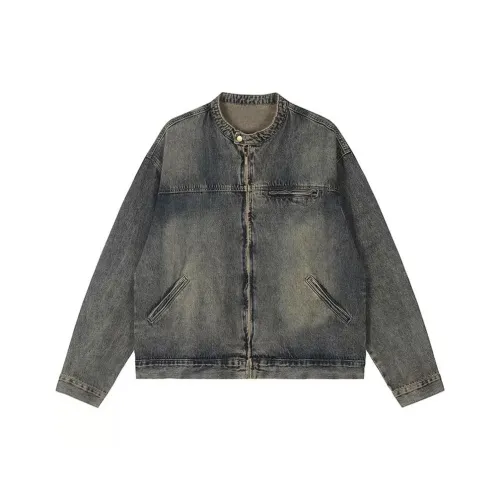 K09SAUCE Пустошь Синий Унисекс Джинсовые куртки