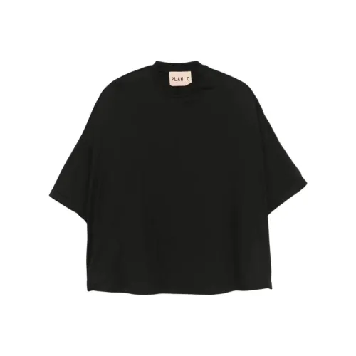 Plan C Черные Женские Футболки