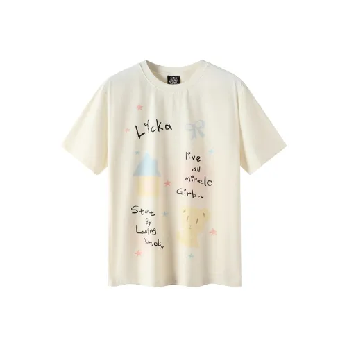 LAMLICKA Абрикос Женские Рубашки T