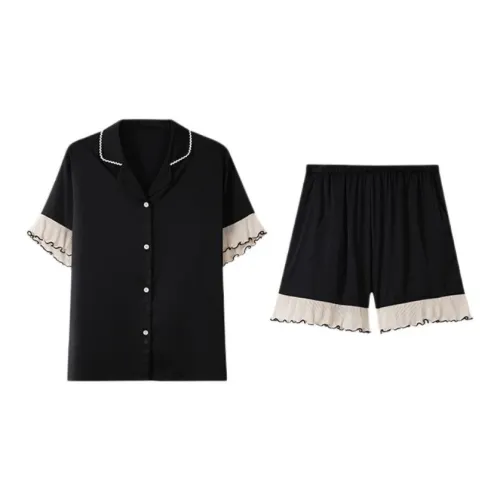 Qin Jing Пижамный комплект женский двухкомпонентный комплект