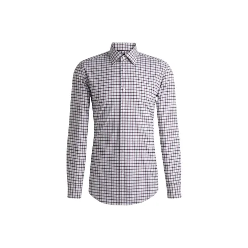 Hugo Boss Розовые Мужские Рубашки