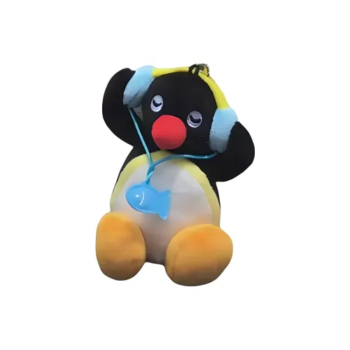 Lv Fielder Причудливый Наушники Пингвин Куклы Плюшевая Подвеска 15 см Рекомендуемая Высота