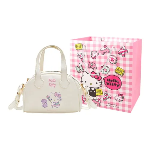 Санрио Hello Kitty Коллаборация ПУ (полиуретан) Сумка с одним плечевым ремнем Женская Экрю