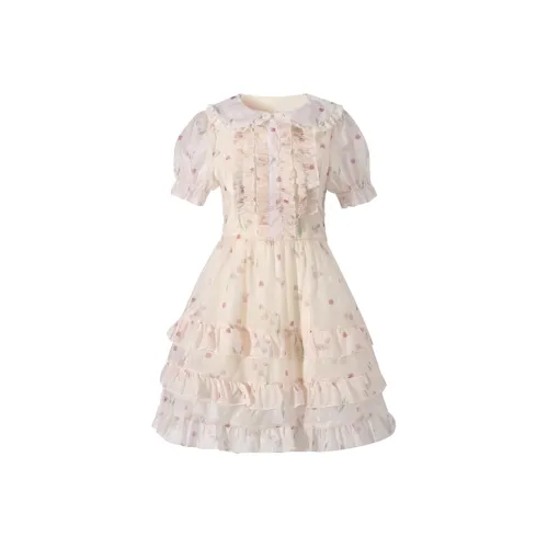 PZGE Короткий рукав Платье Женское