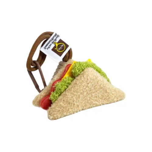 QICAIYANG 3D-эффект Гамбургер Sandwich Куклы Плюшевый Брелок 8 см Высота