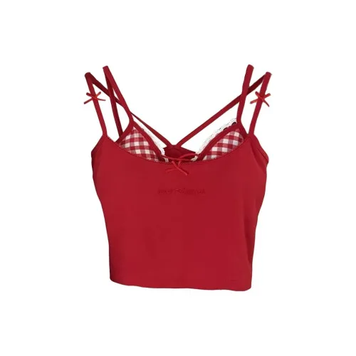 ЮЙЧЖАОЛИНЬ Красная Женская Камисоль