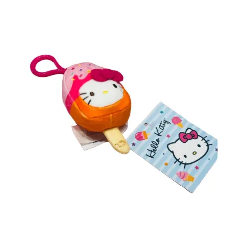 Санрио Hello Kitty Hello Kitty Ice Cream KT Талисман C Застежка Куклы Плюшевый Брелок 14 см Рекомендуемый рост
