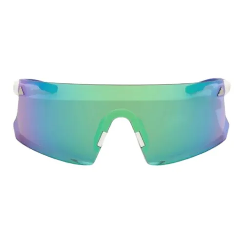 Adidas Injection Molded Нерегулярная форма Солнцезащитные очки Унисекс Белый