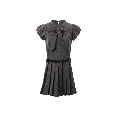 PZGE Короткий рукав Платье Женское