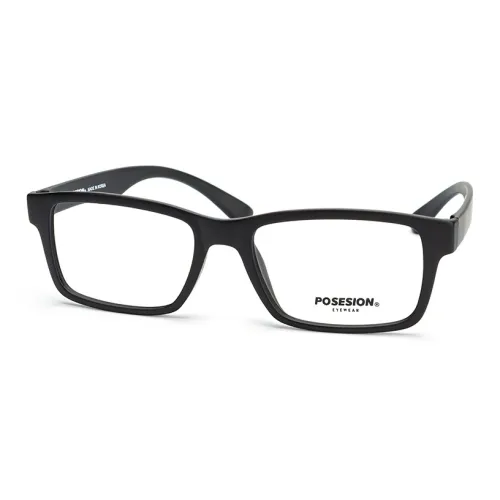 POSESION TR90 Нержавеющая Сталь Прямоугольные Оправы для Очков Унисекс