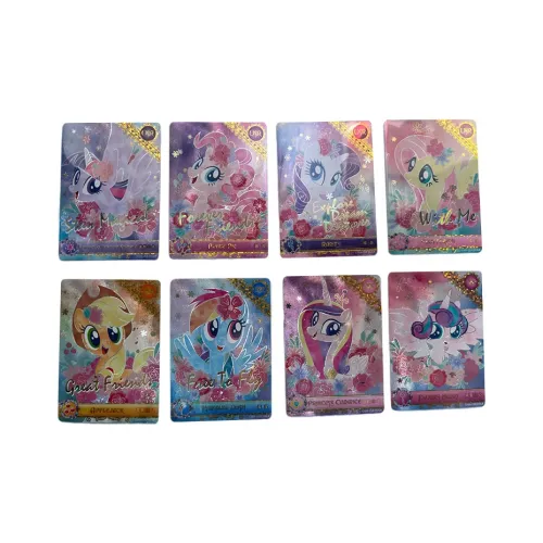 KAYOU Мой маленький пони Радужная сумка Четвертое издание U.S.R. Карта Всего восемь карточек IP Аниме Полный комплект