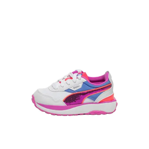 PUMA Cruise Rider Low Топ Kids Lifestyle Shoes Белый Фиолетовый Детский