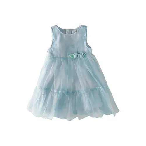 Mami Macca Платье Синий Children Возраст 3-7 лет