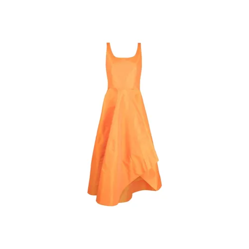 Alexander McQueen Оранжево-красные Женские Слиплатья