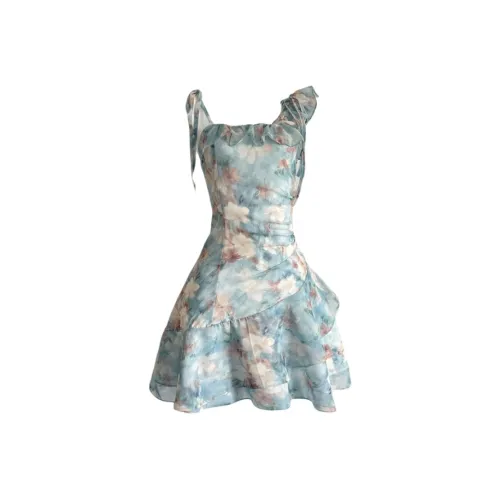 ADXKM Масло Paintings Зеленый Женские Слиплатья