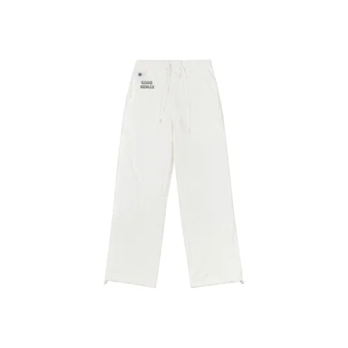 GOODHENLCE Повседневные брюки Унисекс Белый