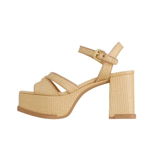 LOUIS VUITTON Maya One Strap Sandals 4,5cm Women's Beige