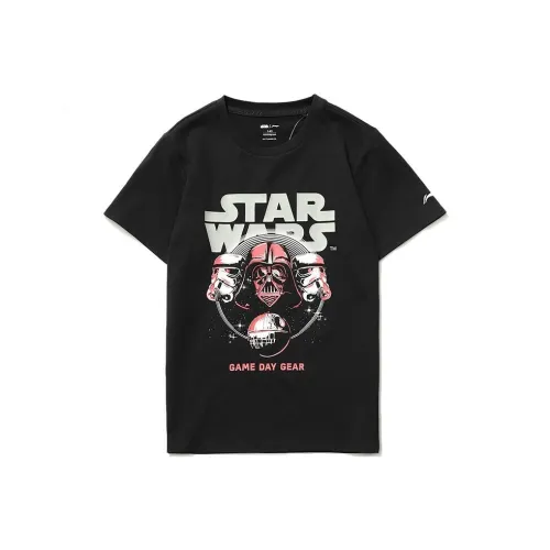 LINING YOUNG X XINGQIUDAZHAN LIANMINGKUAN Sports Fashion Collection Т-рубашка Черная Детская